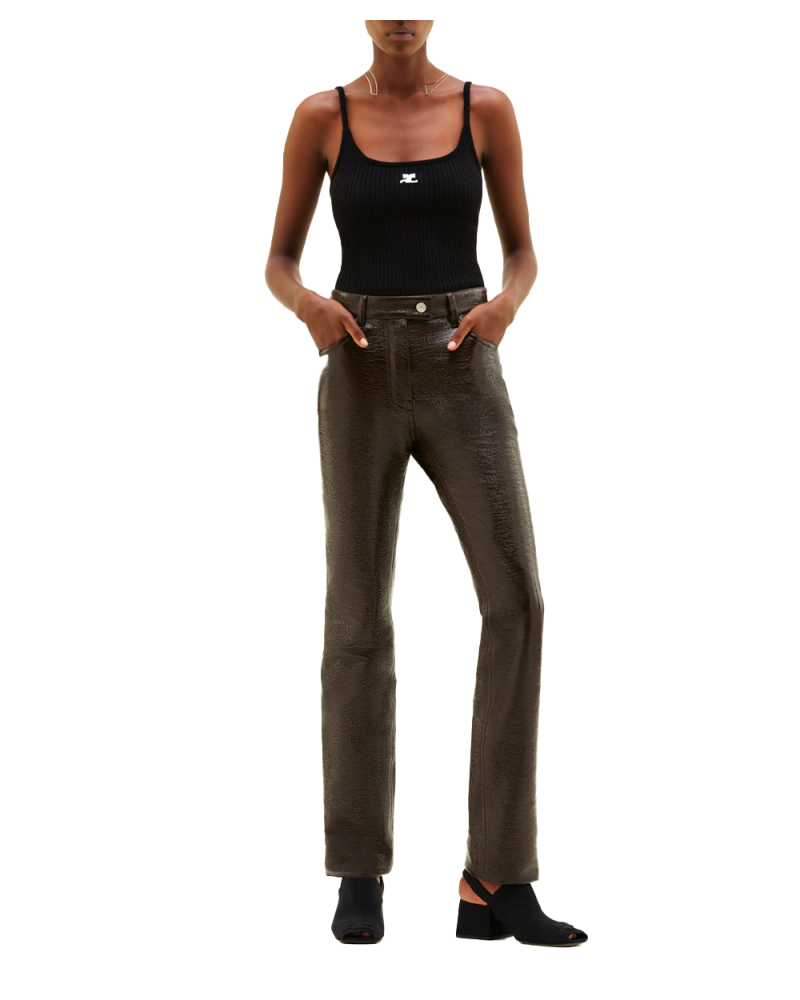 Reedition knit Tank Top black