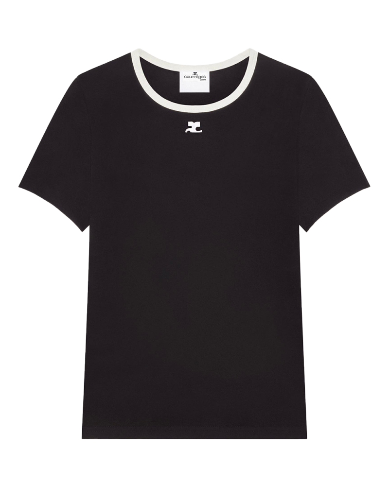 Signature Contrast T-shirt black/heritage white Signature Contrast T-shirt black/heritage white