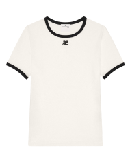 Signature Contrast T-shirt heritage white/black Signature Contrast T-shirt heritage white/black