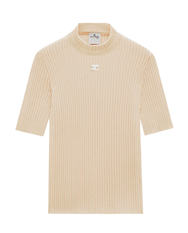 Pull Reedition manches courtes cappuccino Pull Reedition manches courtes cappuccino