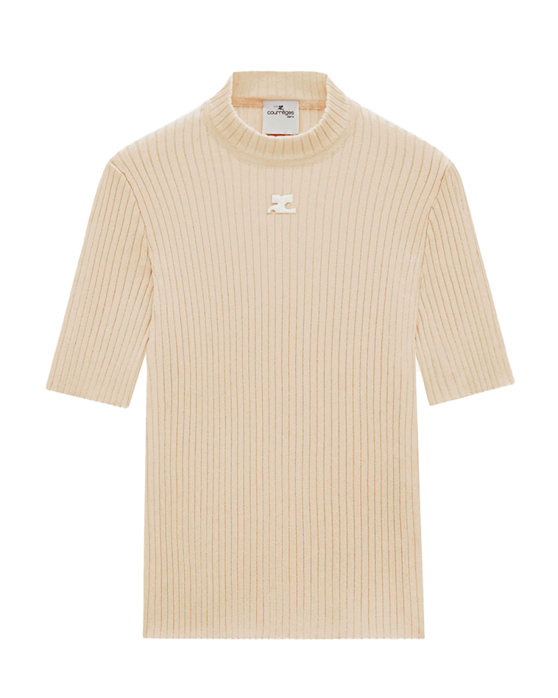 Reedition knit SS Jumper cappuccino