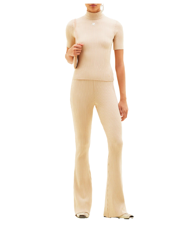 Pull Reedition manches courtes cappuccino Pull Reedition manches courtes cappuccino