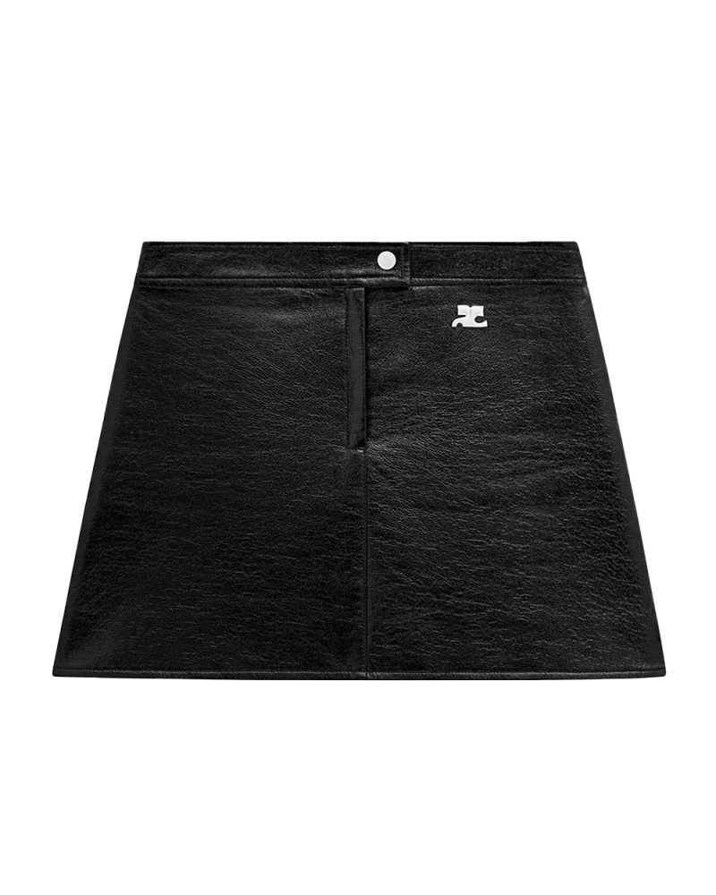 Mini Jupe Réédition en vinyle noir