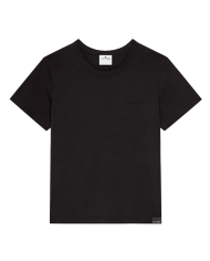 Embroidered T-shirt black Embroidered T-shirt black