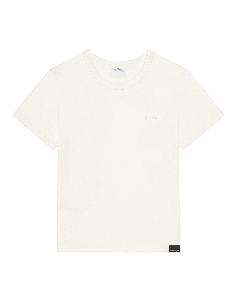 Embroidered T-shirt white Embroidered T-shirt white