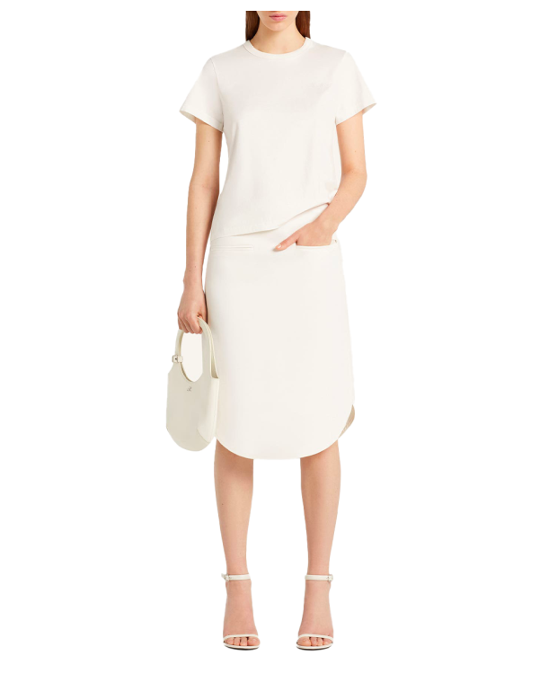 Embroidered T-shirt white Embroidered T-shirt white