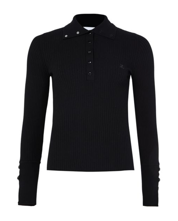 Classic rib Polo black Classic rib Polo black