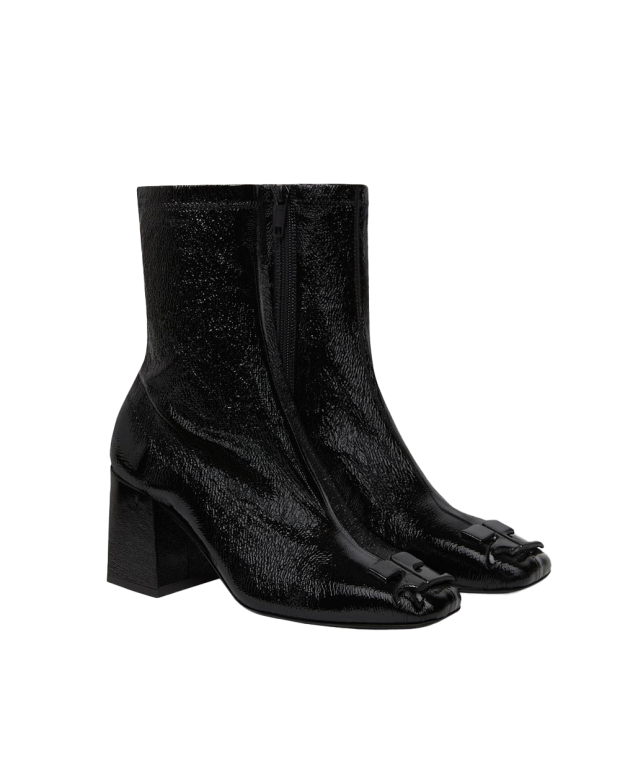 Reedition vynil Ankle Boots black Reedition vynil Ankle Boots black