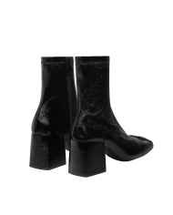 Reedition vynil Ankle Boots black