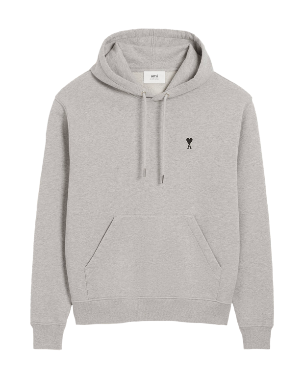 トップス ami paris adc hoodie WOMAN AMI BLUE COTTON ADC HOODIE