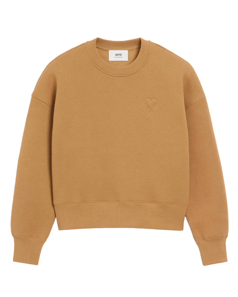 Sweat-shirt ADC en cotton camel Sweat-shirt ADC en cotton camel
