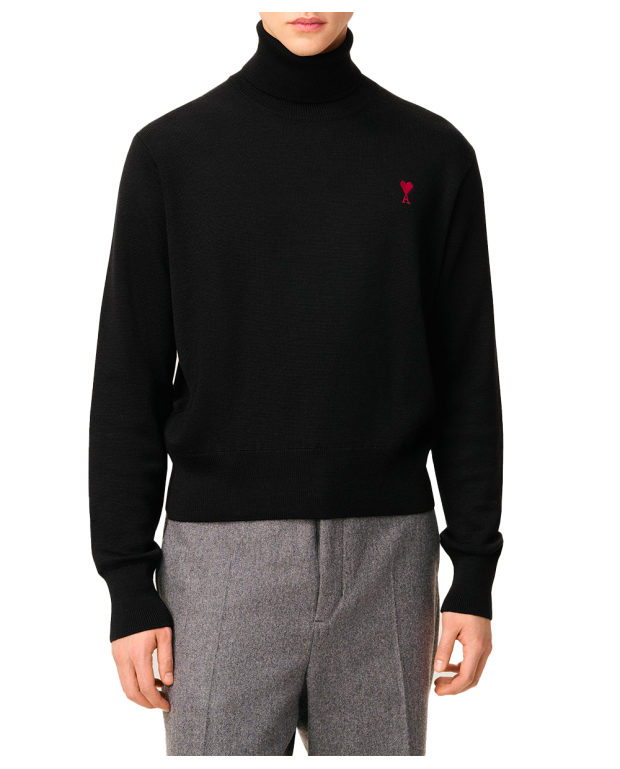 Pull Col roulé ADC noir Pull Col roulé ADC noir