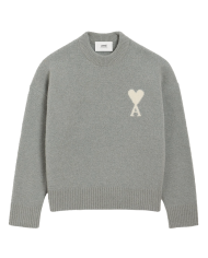 Pull col rond ADC gris/écru Pull col rond ADC gris/écru