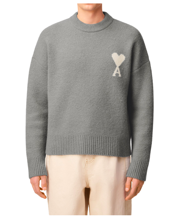 Round neck Sweater ADC grey/ecru Round neck Sweater ADC grey/ecru