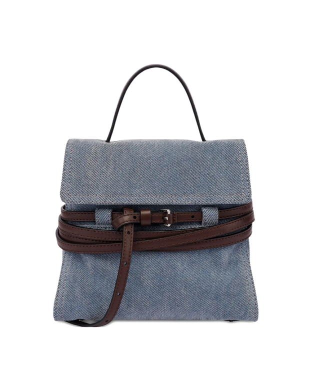Tie Me small Bag denim