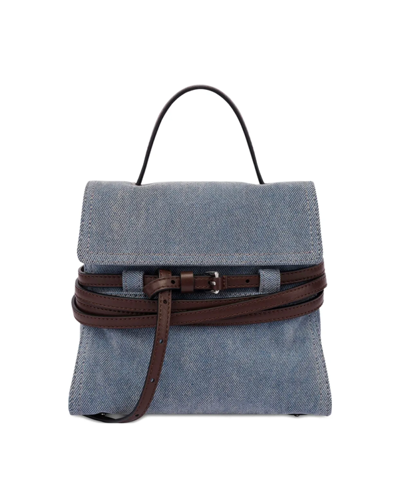 Tie Me small Bag denim