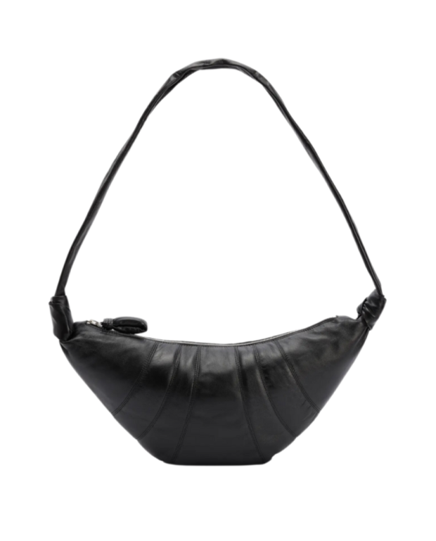 Sac Croissant moyen noir Sac Croissant moyen noir