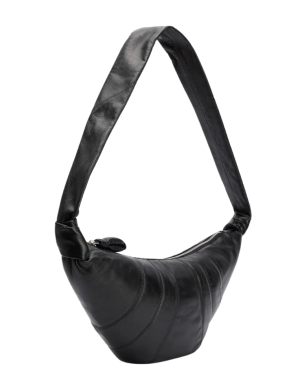 Sac Croissant moyen noir Sac Croissant moyen noir