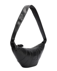 Sac Croissant moyen noir Sac Croissant moyen noir