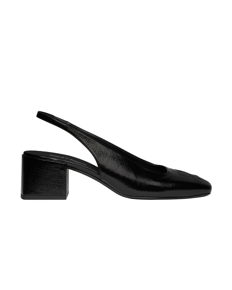 Vinyl AC Slingbacks black Vinyl AC Slingbacks black