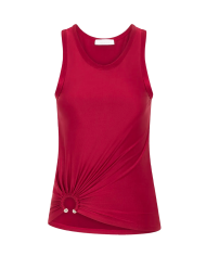 Débardeur en jersey rouge ruby Débardeur en jersey rouge ruby