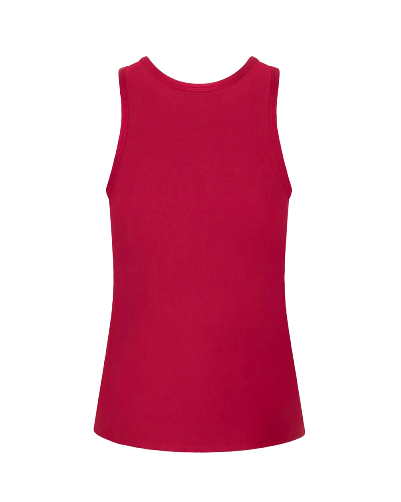 Débardeur en jersey rouge ruby Débardeur en jersey rouge ruby