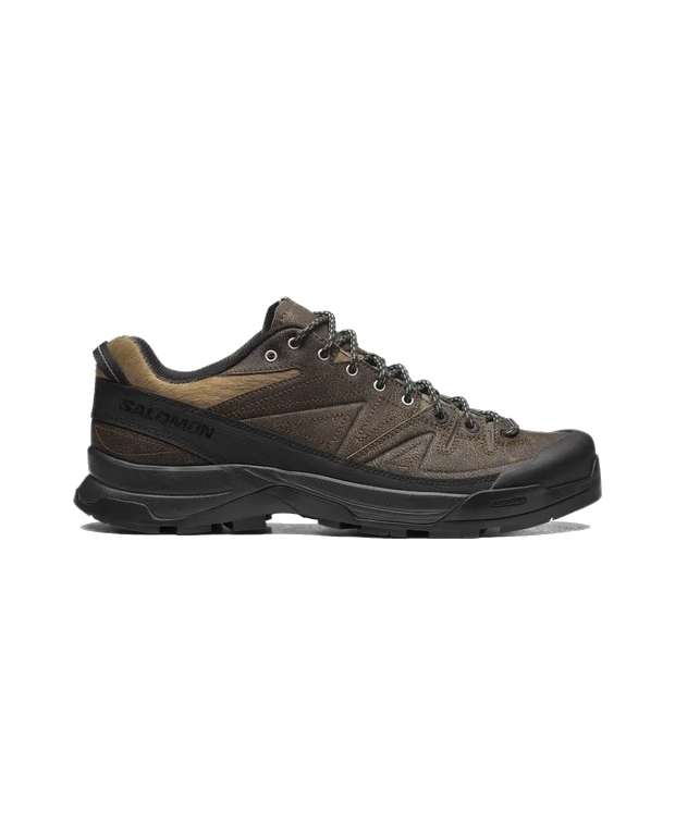 X-ALP Low Distressed Leather - Salomon - Dark Earth / Black / Deep Lichen Green X-ALP Low Distressed Leather - Salomon - Dark Earth / Black / Deep Lichen Green
