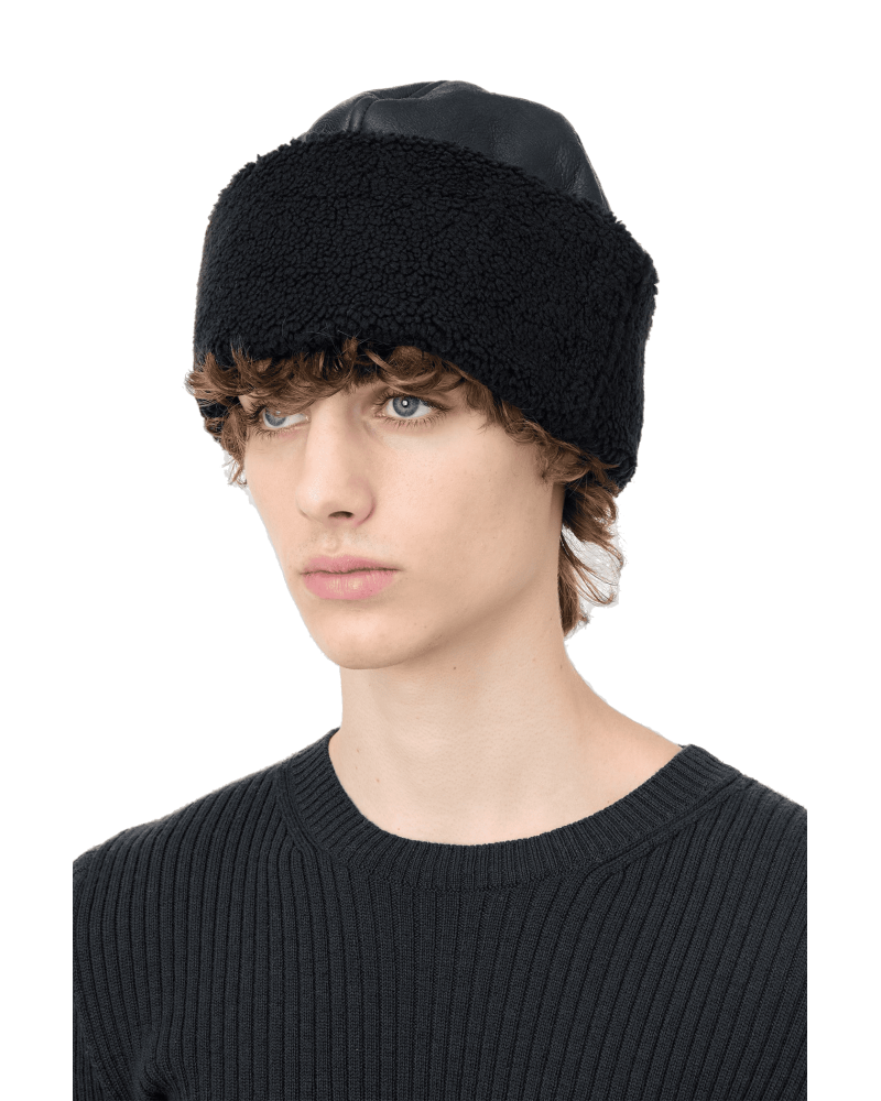 Blizzard Hat - Our Legacy - Dark Brown Aviator Shearling Blizzard Hat - Our Legacy - Dark Brown Aviator Shearling