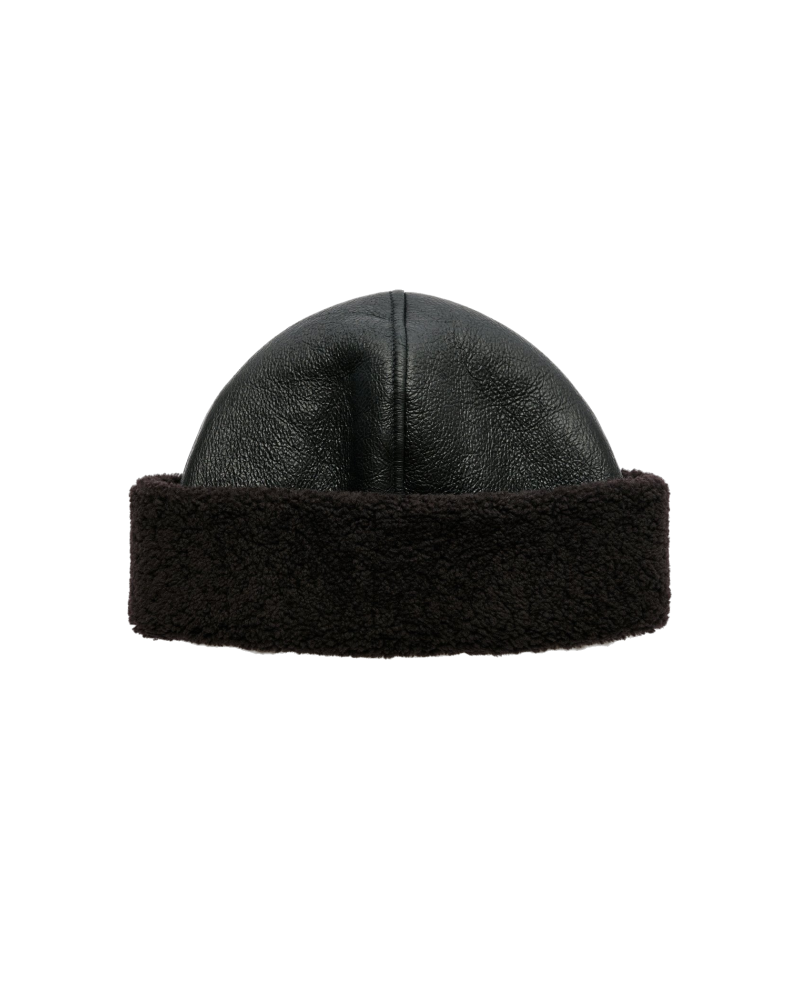 Blizzard Hat - Our Legacy - Dark Brown Aviator Shearling Blizzard Hat - Our Legacy - Dark Brown Aviator Shearling