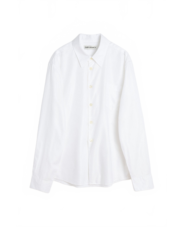 Beyond Shirt - Our Legacy - Static White Liquid Oxford Beyond Shirt - Our Legacy - Static White Liquid Oxford