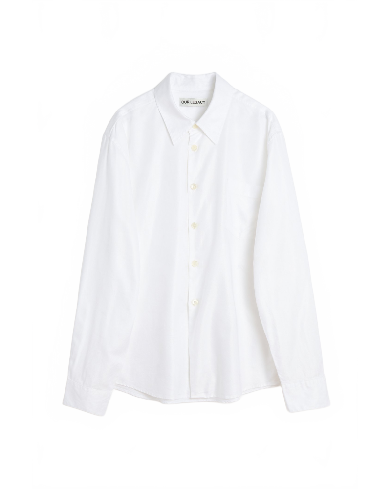 Beyond Shirt - Our Legacy - Static White Liquid Oxford Beyond Shirt - Our Legacy - Static White Liquid Oxford