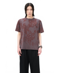 Box T-shirt - Our Legacy - Tasty Raisin Lace Stencil Box T-shirt - Our Legacy - Tasty Raisin Lace Stencil