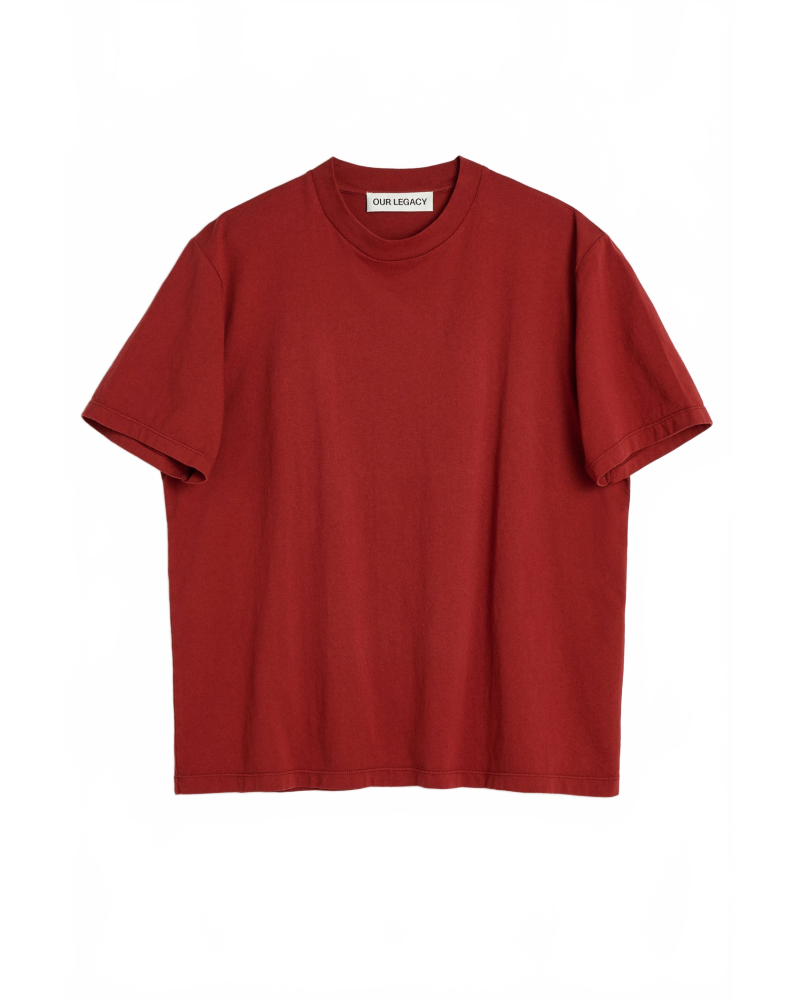 Box T-shirt - Our Legacy - Burnt Brick Legacy Jersey Box T-shirt - Our Legacy - Burnt Brick Legacy Jersey