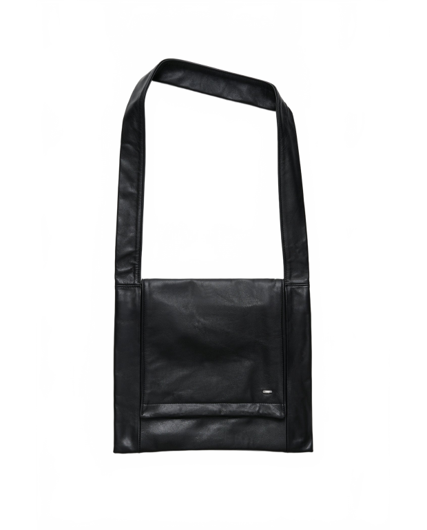 Slim Bag - Our Legacy - Malleable Black Bull Hide Slim Bag - Our Legacy - Malleable Black Bull Hide