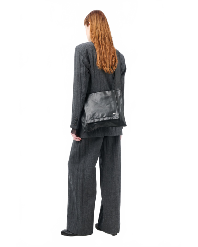 Slim Bag - Our Legacy - Malleable Black Bull Hide Slim Bag - Our Legacy - Malleable Black Bull Hide
