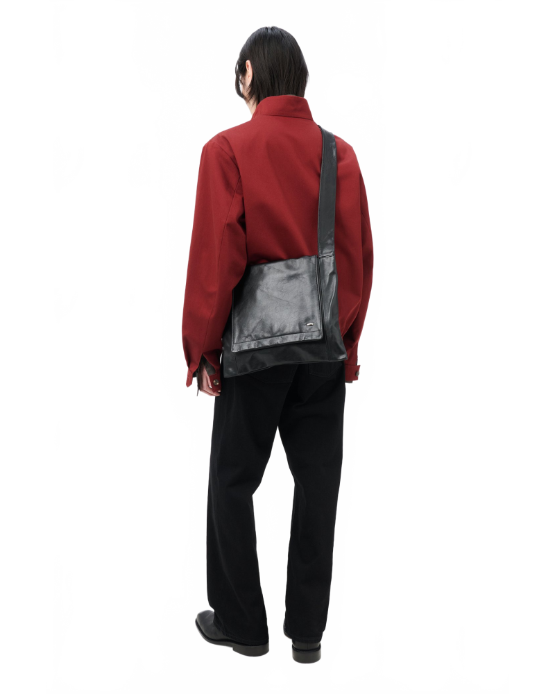 Slim Bag - Our Legacy - Malleable Black Bull Hide Slim Bag - Our Legacy - Malleable Black Bull Hide