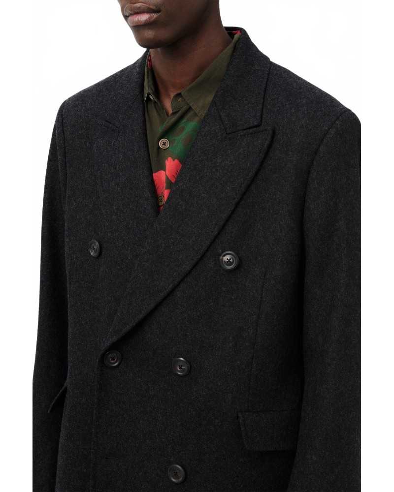 Whale Coat - Our Legacy - Granite Water Repellent Melton Whale Coat - Our Legacy - Granite Water Repellent Melton