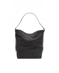 Belted Tote Bag - Lemaire - Ash Black Belted Tote Bag - Lemaire - Ash Black