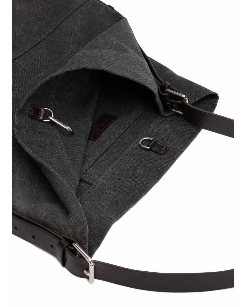 Belted Tote Bag - Lemaire - Ash Black Belted Tote Bag - Lemaire - Ash Black