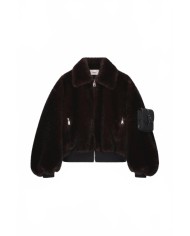 Faux Fur Bomber Jacket - Coperni - Brown Faux Fur Bomber Jacket - Coperni - Brown