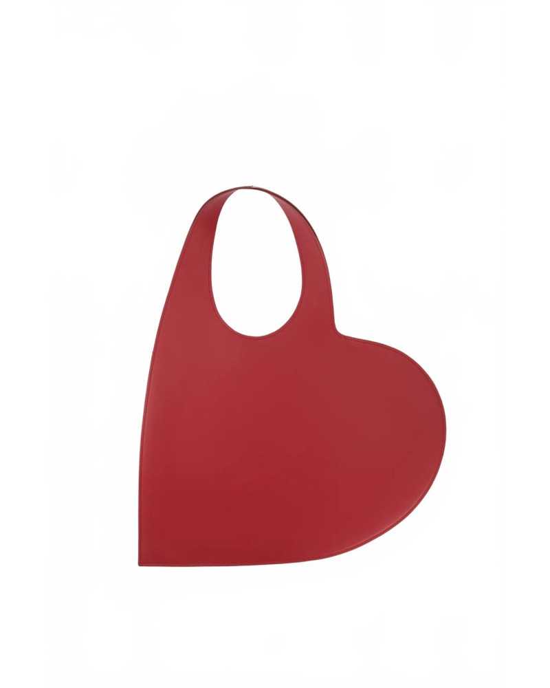 Heart Tote Bag - Coperni - Red