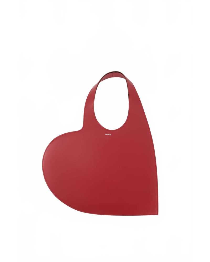 Heart Tote Bag - Coperni - Red