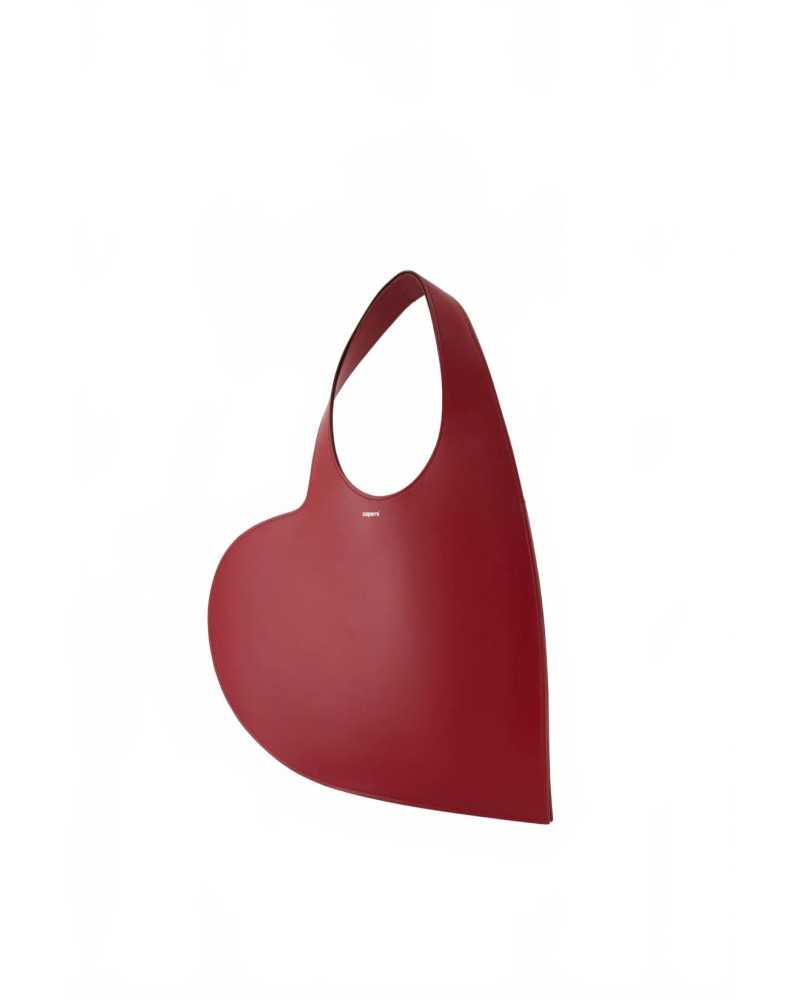 Heart Tote Bag - Coperni - Red
