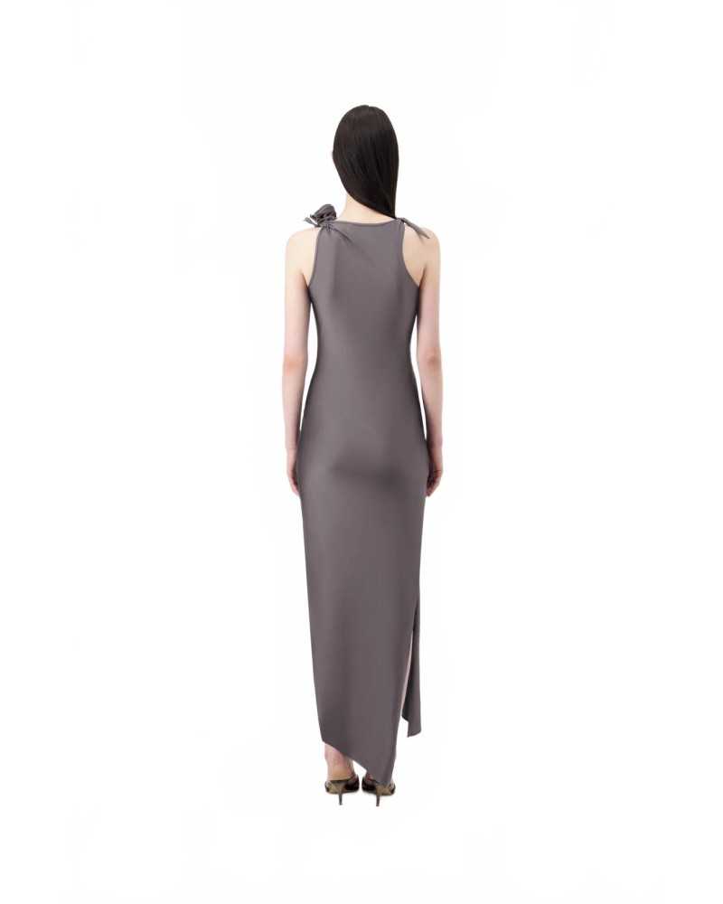 Flower Gown - Coperni - Grey Petra Flower Gown - Coperni - Grey Petra