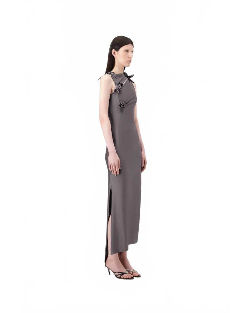 Flower Gown - Coperni - Grey Petra Flower Gown - Coperni - Grey Petra