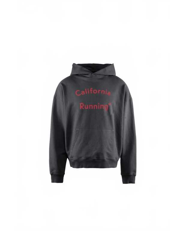 California Cotton Hoodie - District Vision - California Running Black California Cotton Hoodie - District Vision - California Running Black