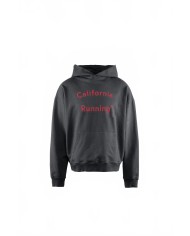California Cotton Hoodie - District Vision - California Running Black California Cotton Hoodie - District Vision - California Running Black