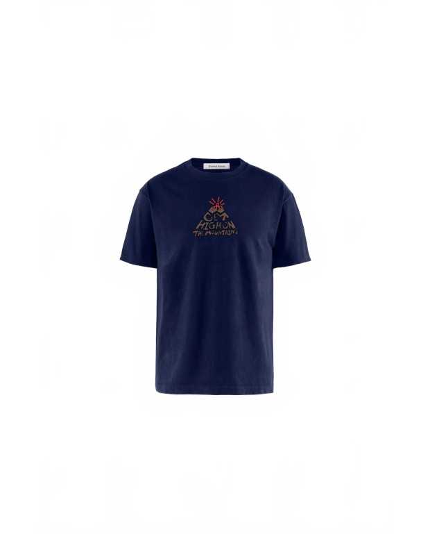California Cotton Tee - District Vision - Mountains Vintage Navy California Cotton Tee - District Vision - Mountains Vintage Navy