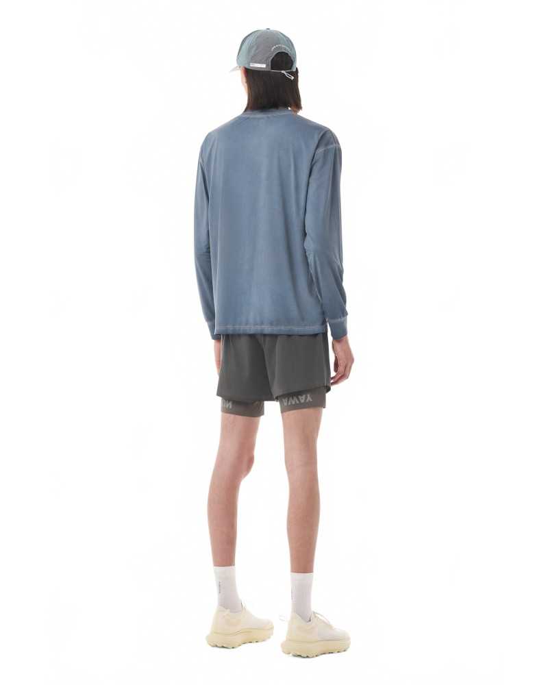 Auralite Long Tee - Satisfy - Pigment Slate Auralite Long Tee - Satisfy - Pigment Slate