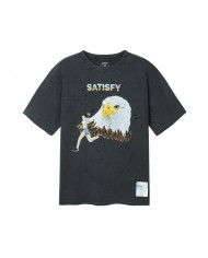 Mothtech T-shirt - Satisfy - Aged Black / Eagle Logo Mothtech T-shirt - Satisfy - Aged Black / Eagle Logo